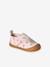 Fabric Indoor Shoes in Printed Fabric, with Hook-&-Loop Strap, for Babies chambray blue+printed pink+printed white 