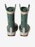 Wellies for Children, Designed for Autonomy printed green+set blue 