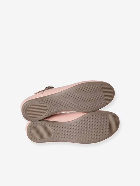 Scalloped Leather Ballerinas for Girls 6629 