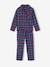 Flannel Pyjamas for Children, Christmas Family Capsule Collection, ENVIE DE FRAISE bordeaux red 