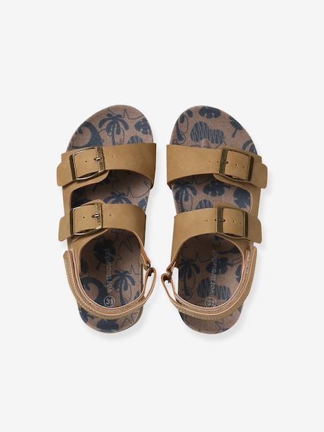 Synthetic Sandals for Boys beige 