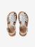 Leather Sandals for Children, Designed for Autonomy gold+silver 