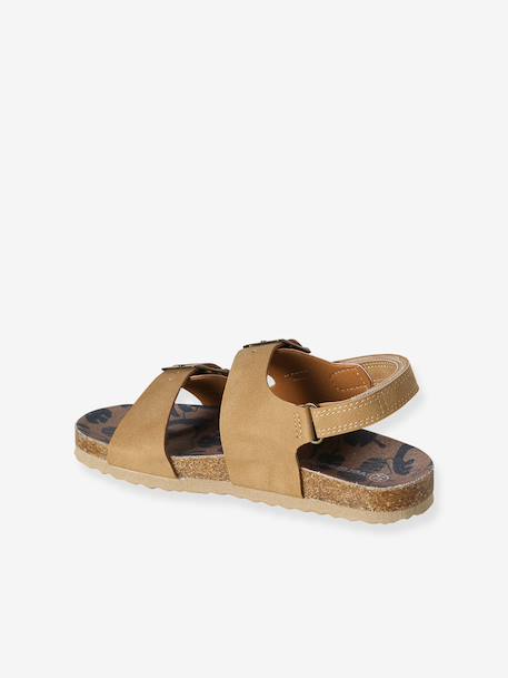 Synthetic Sandals for Boys beige 