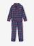 Flannel Pyjamas for Children, Christmas Family Capsule Collection, ENVIE DE FRAISE bordeaux red 