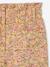 Wide-leg paperbag leopard print trousers for girls beige+chocolate+multicoloured+vanilla 