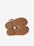 Leather buckle sandals for children gold 
