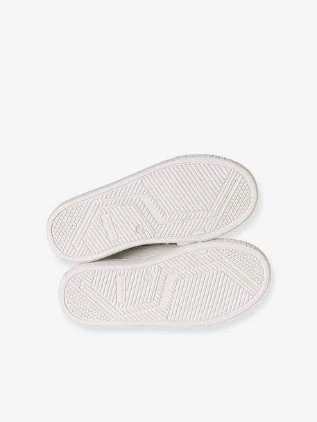 Low-Cut Leather Trainers for Children white 