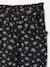 Cropped Cotton Gauze Trousers with Floral Print, for Girls anthracite+BLUE MEDIUM ALL OVER PRINTED+coral 