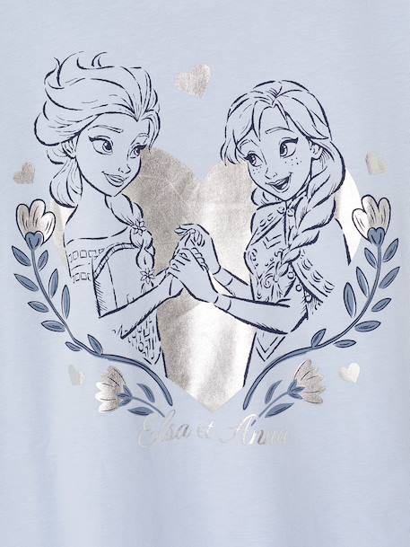 T-Shirt with FROZEN Sleeves, for Girls sky blue 