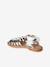 Leather Sandals for Children, Designed for Autonomy gold+silver 