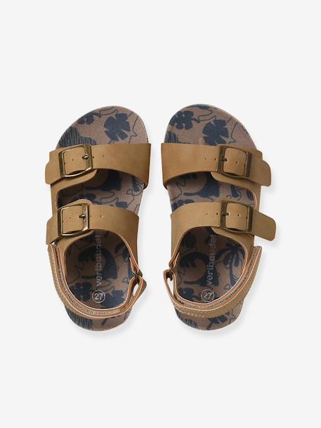 Synthetic Sandals for Boys beige 