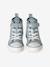 Synthetic high-top trainers for children denim blue 