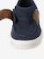 Boat Shoes with Hook-&-Loop Fasteners for Boys navy blue 