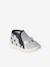 Zipped Slippers in Canvas for Babies printed grey 