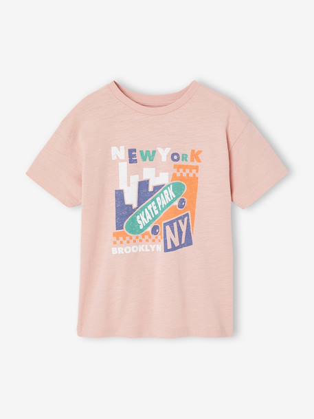 Boy's t-shirt with graphic pattern blush 