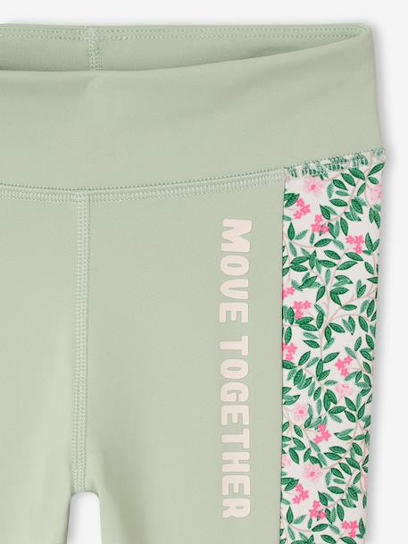 Graphic Sportswear Leggings for Girls rose+sage green 