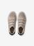 Synthetic trainers with touch 'n' close fastening for children ecru+navy blue 