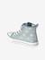 Synthetic high-top trainers for children denim blue 