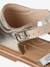 Leather buckle sandals for children gold 