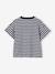 Fancy girl's t-shirt coral+navy blue 