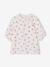 Girl's cotton gauze blouse ecru+sage green+vanilla 