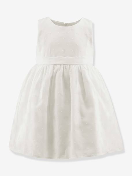Occasion dress with polka dots Happy Girls for baby girl ecru 