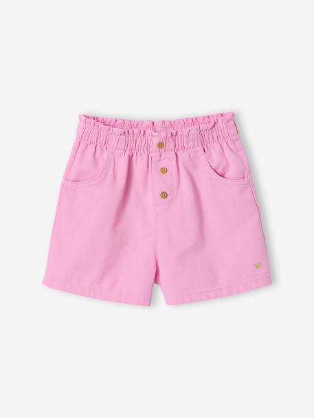 Colourful Shorts, Easy to Put On, for Girls aqua green+coral+mauve 