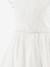 Dress with embroidery and pearls Happy Girls for girl ecru 