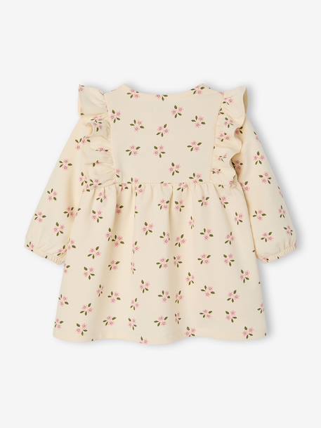 Fleece Dress for Baby Girls ecru 