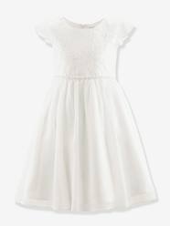 Dress with embroidery and pearls Happy Girls for girl -Dress with embroidery and pearls Happy Girls for girl