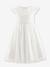Dress with embroidery and pearls Happy Girls for girl ecru 