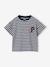 Fancy girl's t-shirt coral+navy blue 