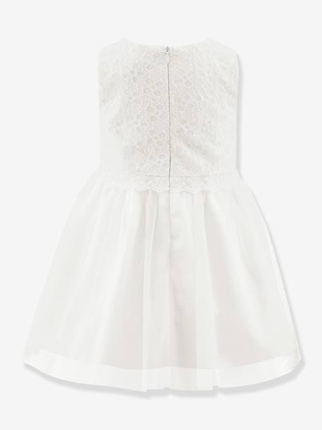 Tulle and lace dress Happy Girls for girl ecru 