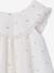 Embroidered Tulle, Flared Dress For Girls white 