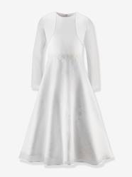 Communion dress with glitter flowers & bolero Happy Girls for girl