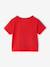 T-Shirt with Fancy Bow for Girls ecru+red+striped blue 