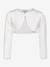 Happy Girls bolero with scalloped edge for girl ecru+navy blue+white 