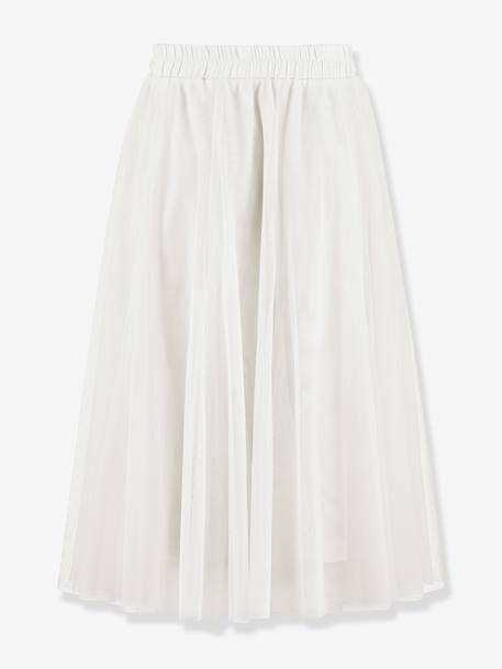 Tulle skirt Happy Girls for girl ecru+navy blue 