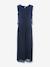 Jumpsuit with lace top Happy Girls for girl ecru+navy blue 