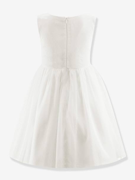 Tulle dress with lace Happy Girls for girl ecru 