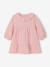 Baby girl's dress in cotton gauze rose 