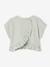 Linen Blouse for Girls sage green 