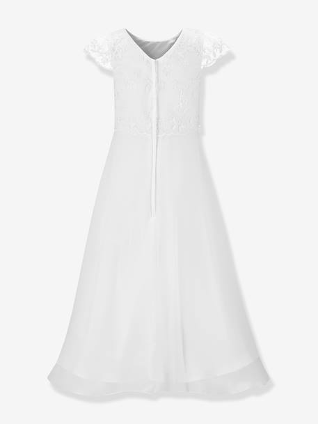 Communion dress with lace top Happy Girls for girl white 