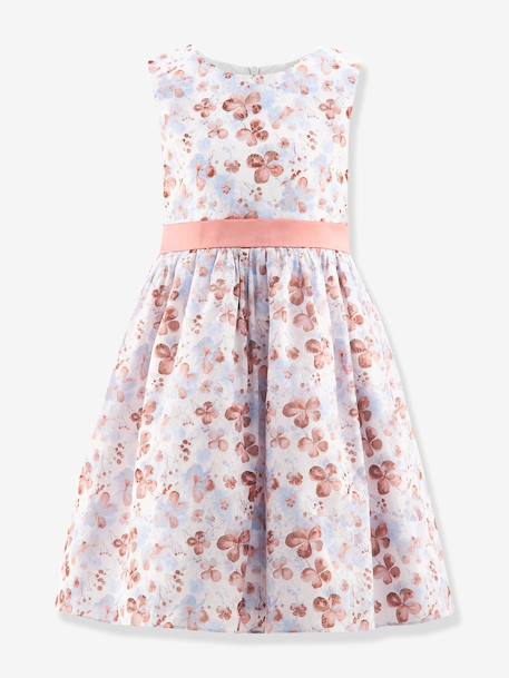 Occasion dress with floral print Happy Girls for girl coral 