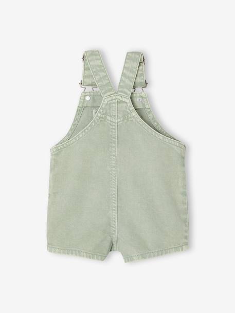 Short Dungarees for Baby Boys aqua green 