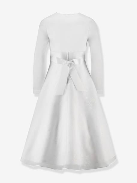 Communion dress with glitter flowers & bolero Happy Girls for girl white 