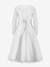 Communion dress with glitter flowers & bolero Happy Girls for girl white 