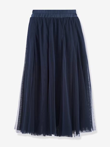 Tulle skirt Happy Girls for girl ecru+navy blue 