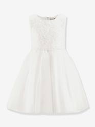 Dress with lace and flowers Happy Girls for girl