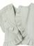 Linen Blouse for Girls sage green 